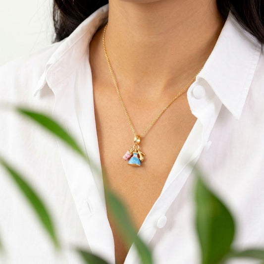 Fashion Charms Pendant Necklace — Gold-tone — photo 1