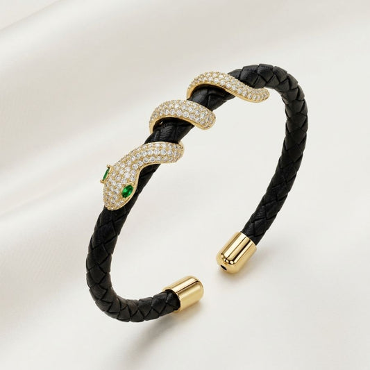 Serpent Braided Cuff Bracelet — photo 1