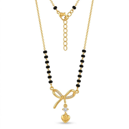 Ananya Bow Heart Mangalsutra — photo 1
