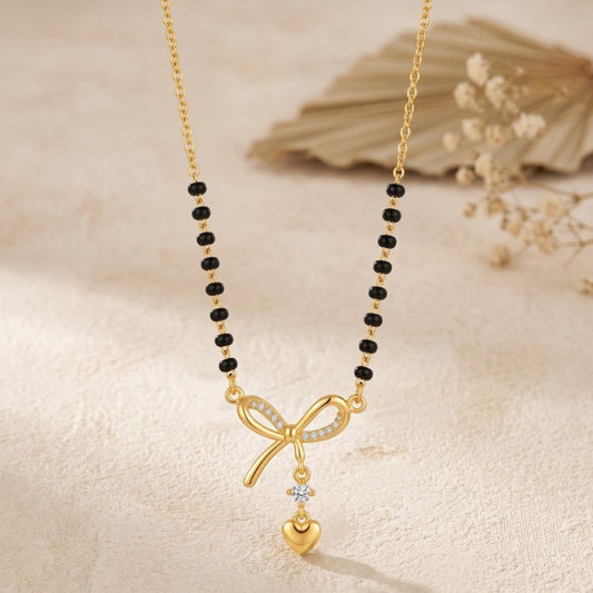 Ananya Bow Heart Mangalsutra — photo 2