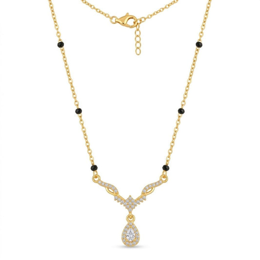 Kashvi Clear Teardrop Mangalsutra — photo 1