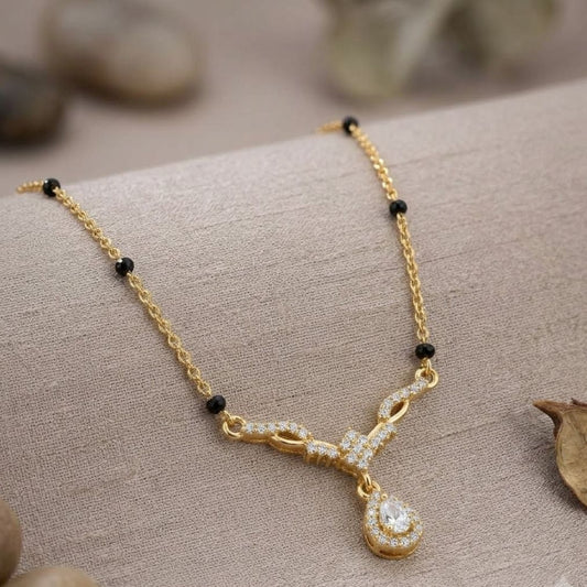 Kashvi Clear Teardrop Mangalsutra — photo 3