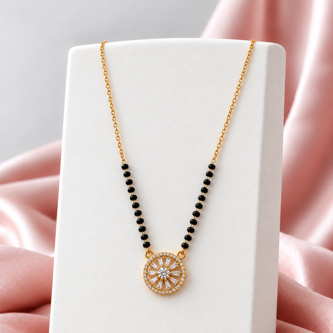 Tejal Baguette Disc Mangalsutra - photo 4