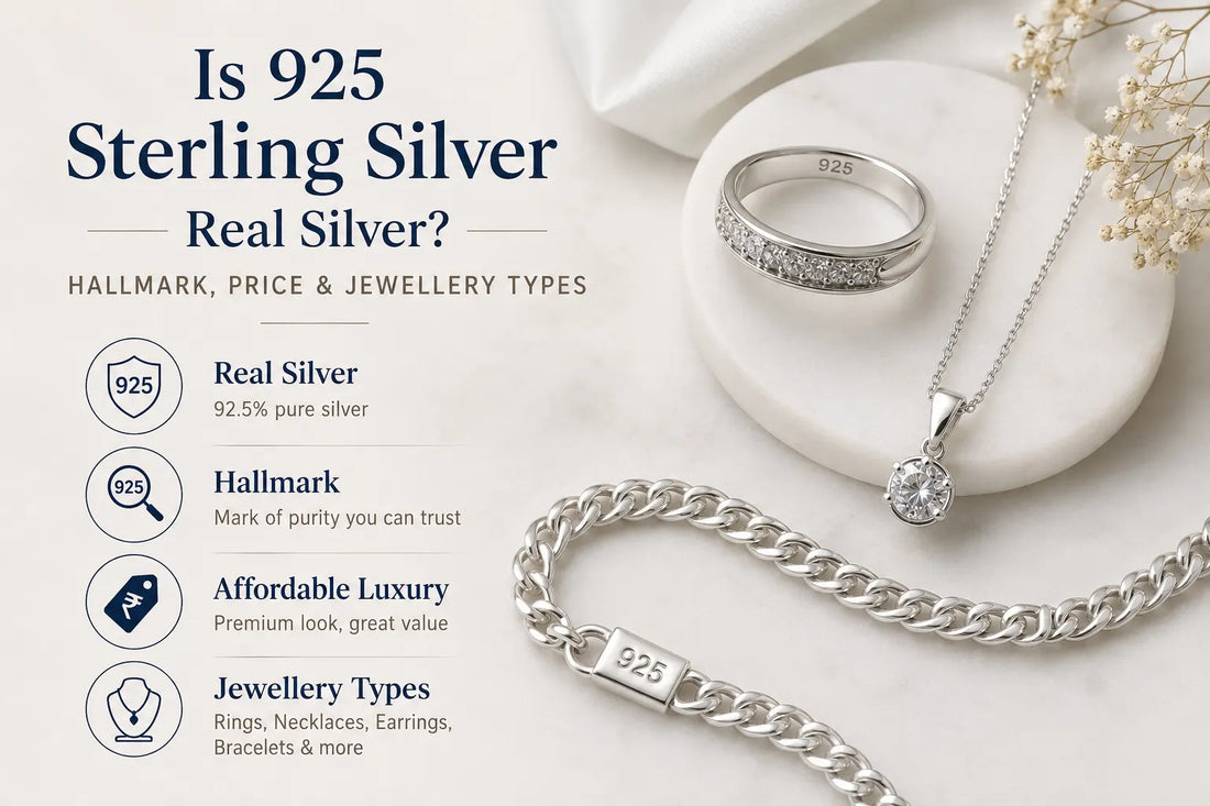 Is 925 Sterling Silver Real Silver? Hallmark, Price & Jewellery Types