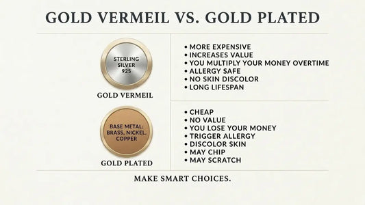 What is Gold Vermeil? Gold Vermeil vs Gold Plated Explained