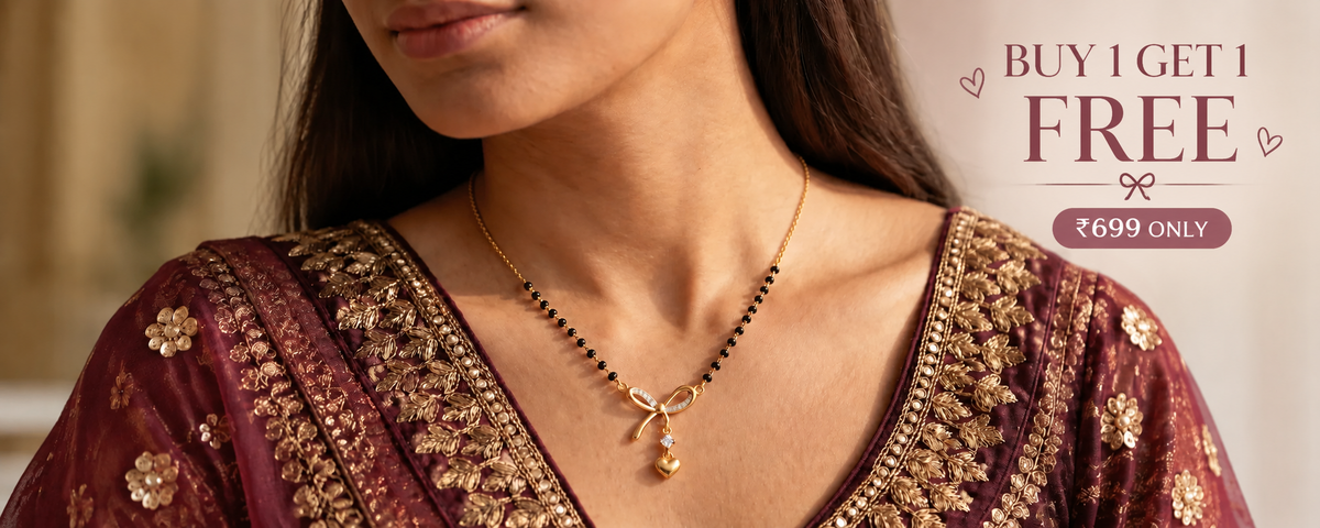 Ananya Bow Heart Mangalsutra — photo 4