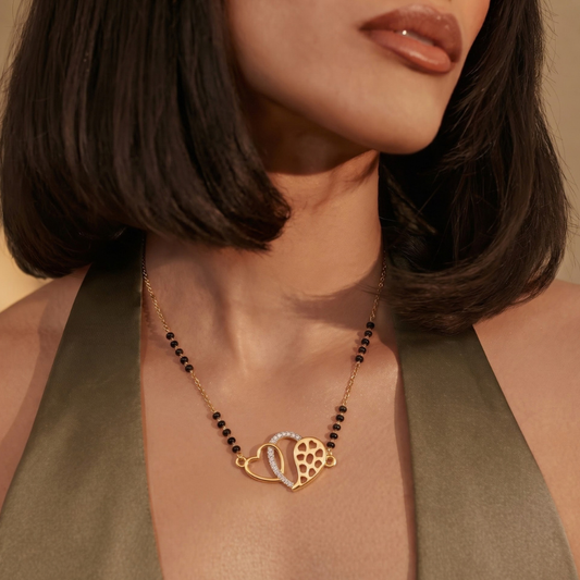 Preet Triveni Heart Mangalsutra