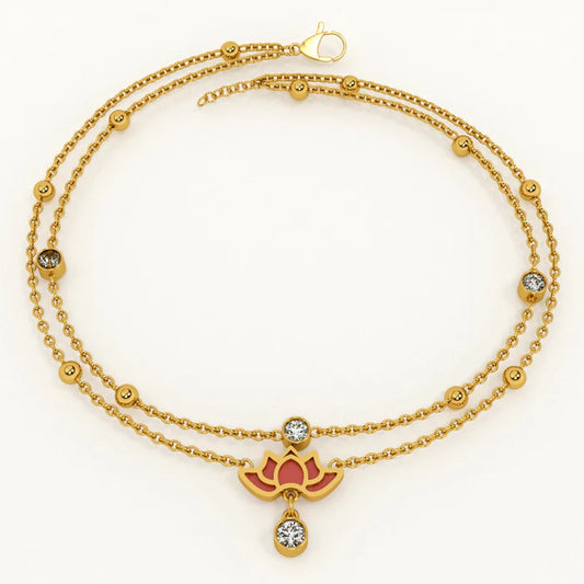 Water Lily Anklet