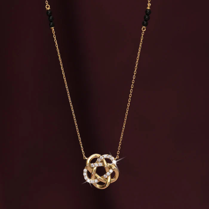 Diamond Mangalsutra | BIS Hallmarked