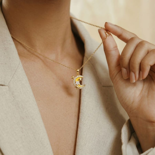 Moon & Stars Pendant Necklace — photo 1
