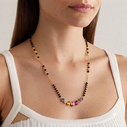 Panchrang Drop Mangalsutra