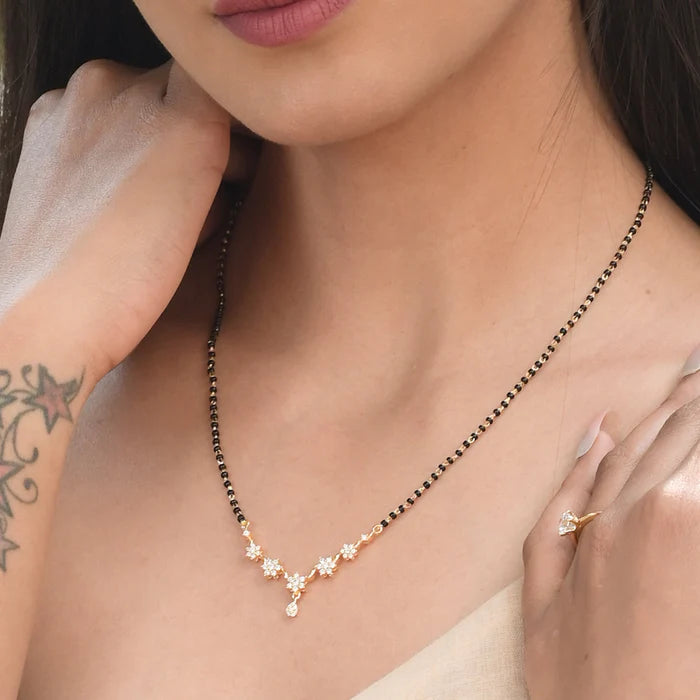 Blossom Mangalsutra | BIS Hallmarked