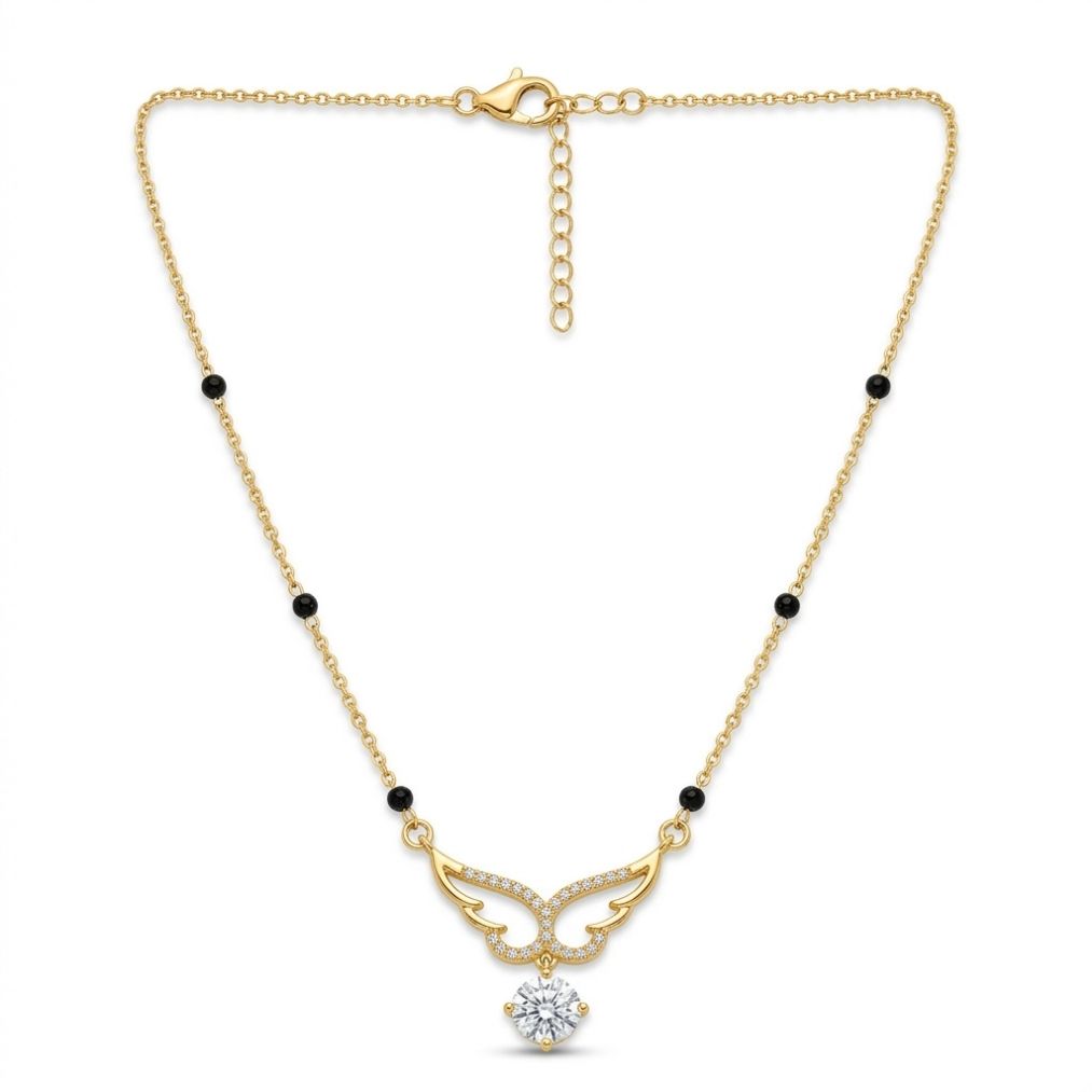 Apsara Wing Drop Mangalsutra — photo 1
