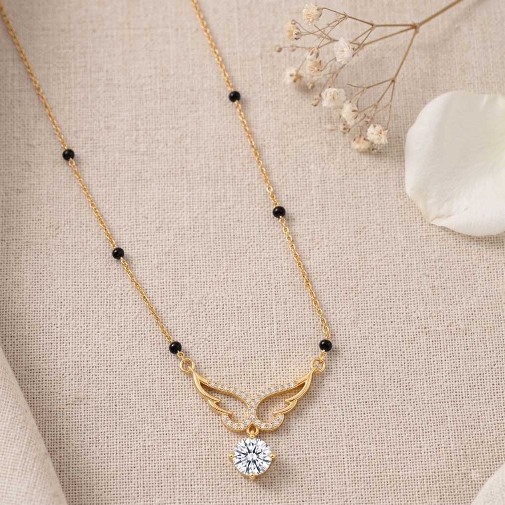 Apsara Wing Drop Mangalsutra — photo 2