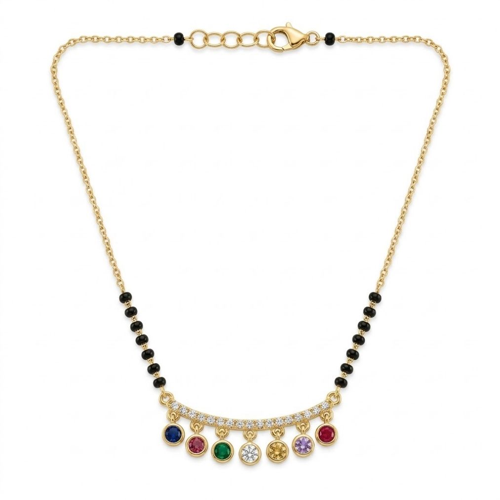 Rangoli Charm Mangalsutra — photo 1