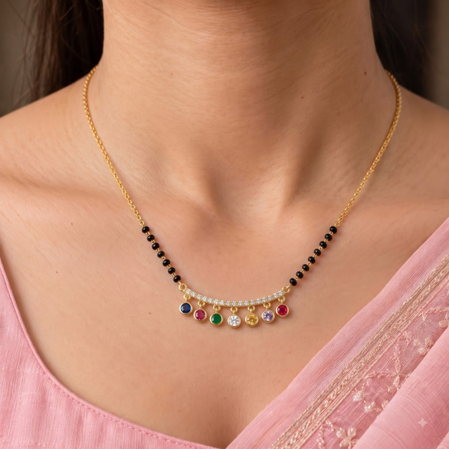 Rangoli Charm Mangalsutra