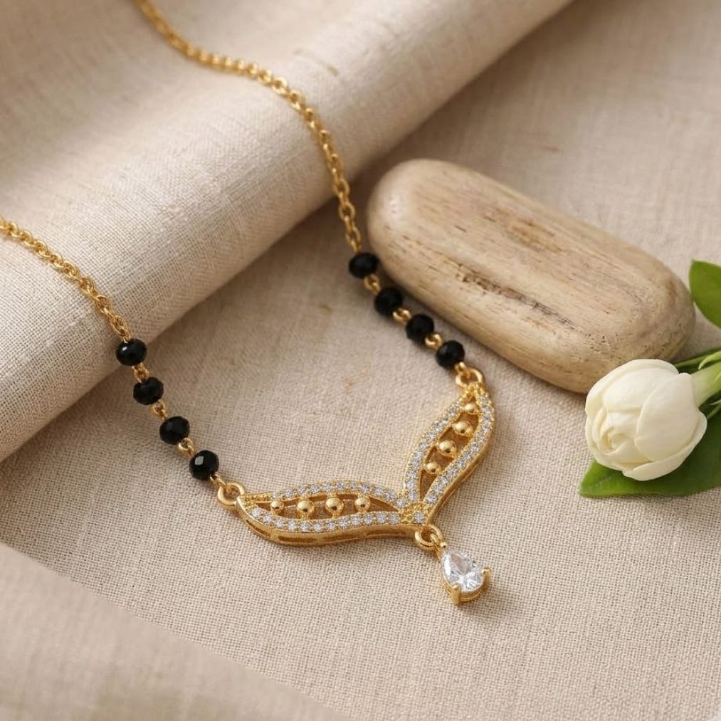 Aaradhya Filigree Drop Mangalsutra — photo 2