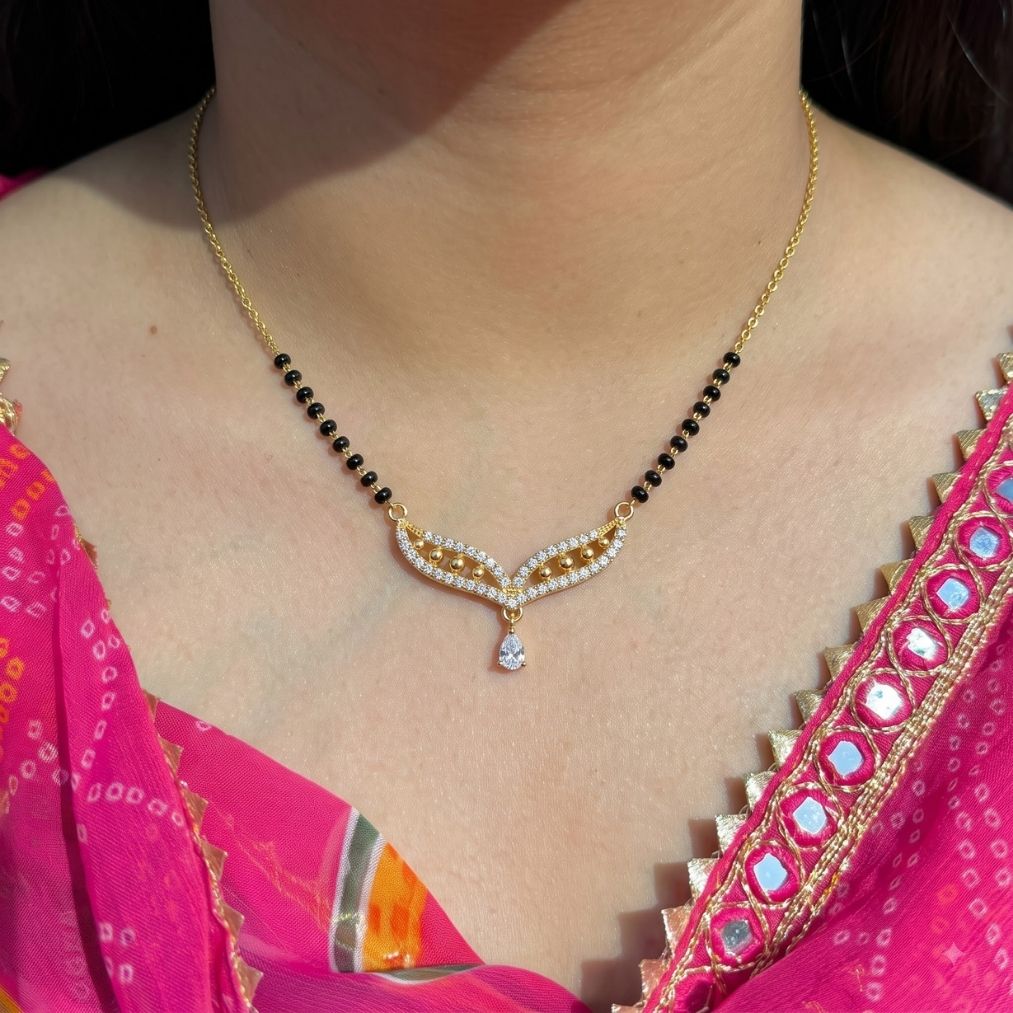 Aaradhya Filigree Drop Mangalsutra — photo 4