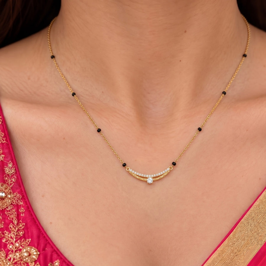 Chandrika Crescent Mangalsutra