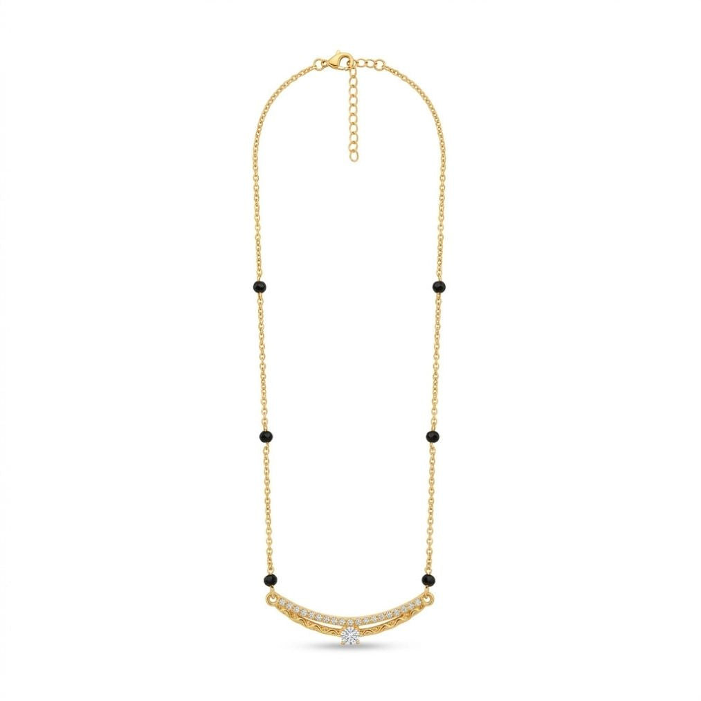 Chandrika Crescent Mangalsutra — photo 1