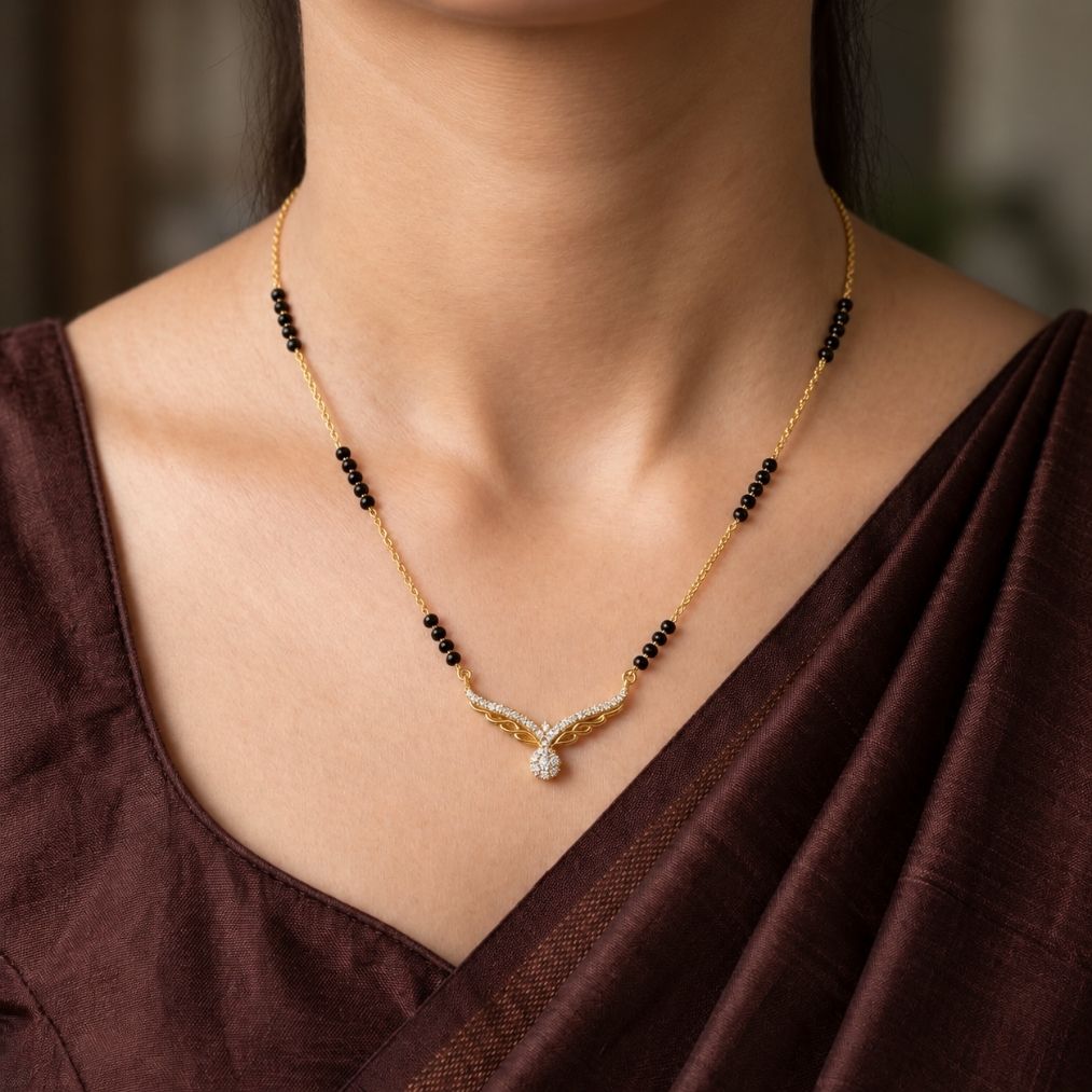 Kavya Winged Disc Mangalsutra — photo 4