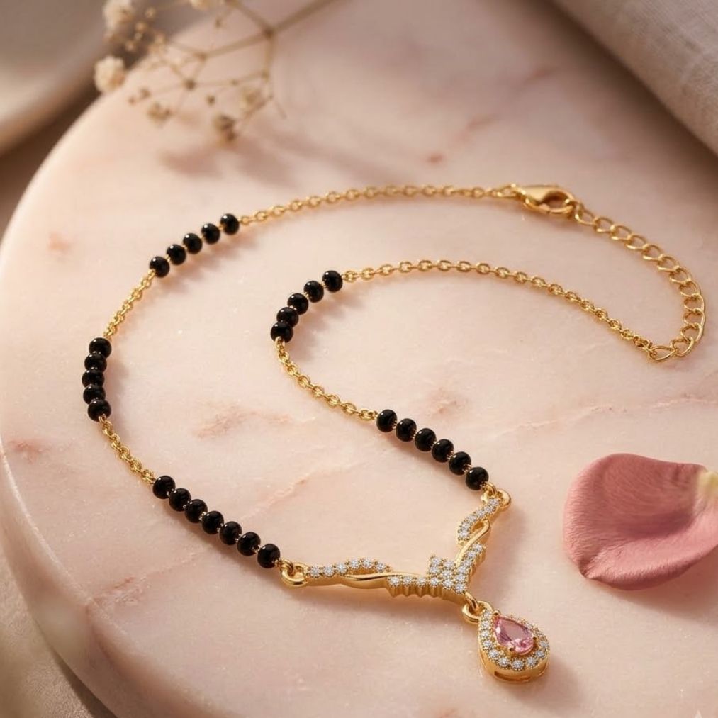 Roshni Gulabi Halo Mangalsutra — photo 3
