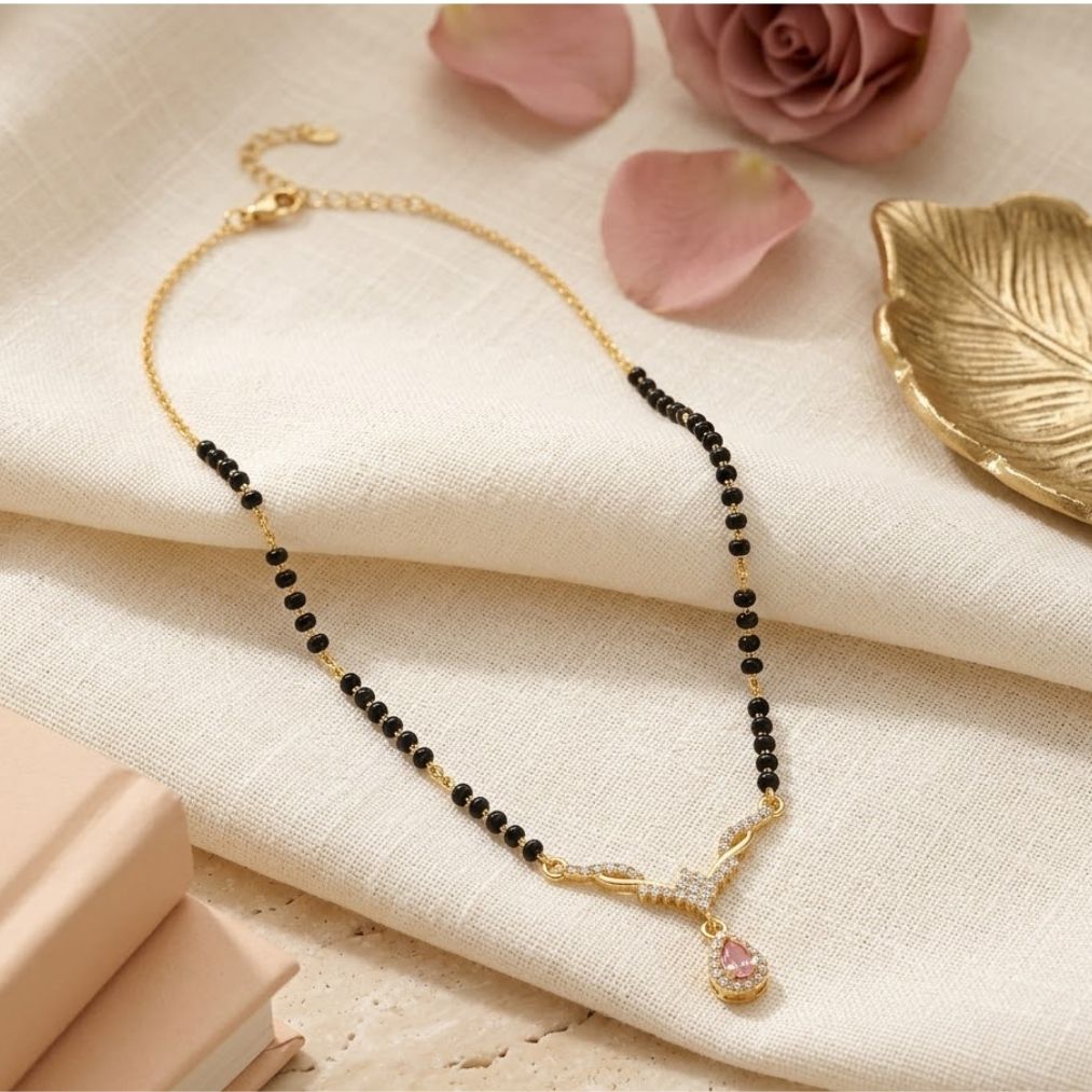 Roshni Gulabi Halo Mangalsutra — photo 4