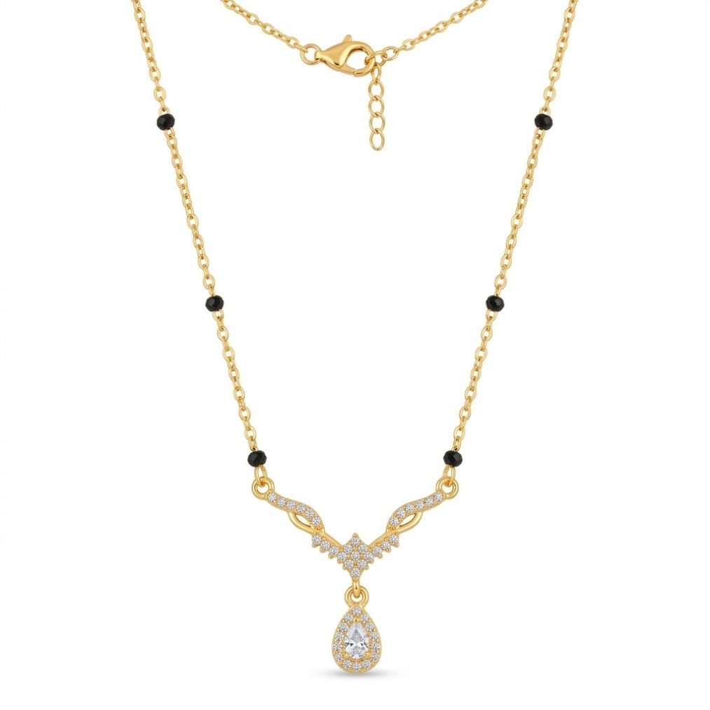Kashvi Clear Teardrop Mangalsutra — photo 1