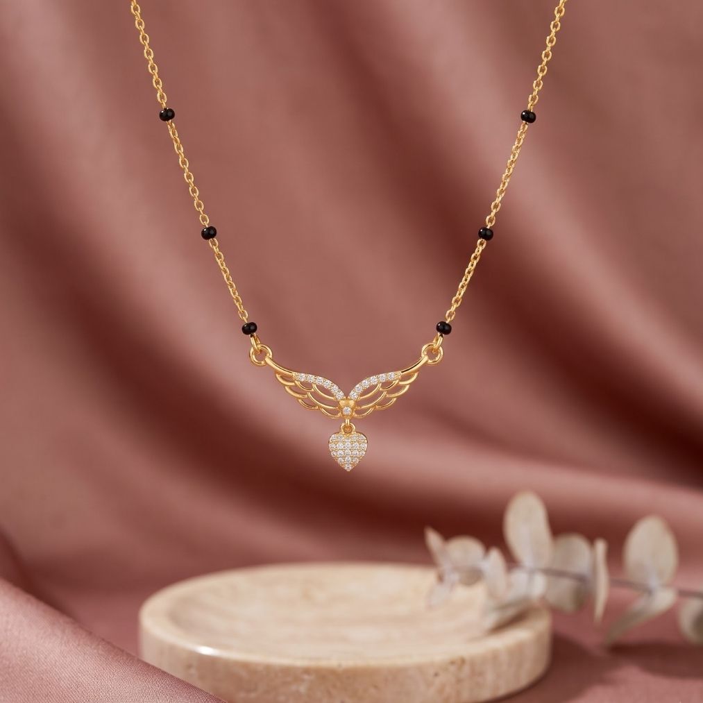 Hamsini Winged Heart Mangalsutra — photo 3