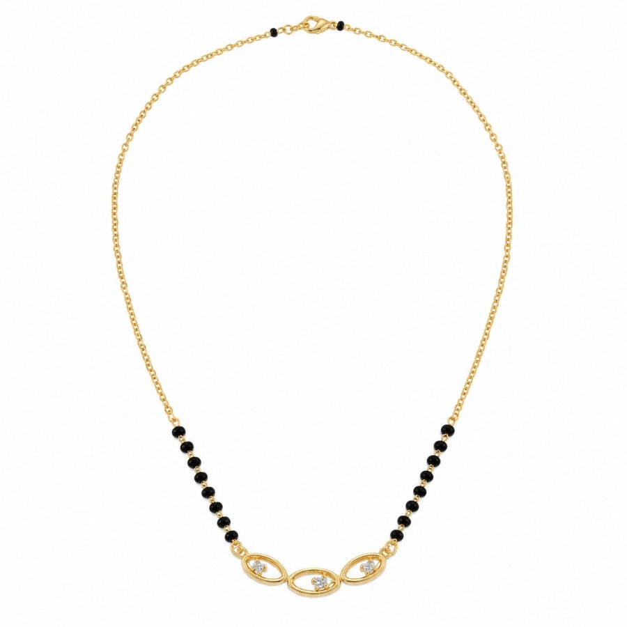 Trinayani Oval Mangalsutra - photo 2