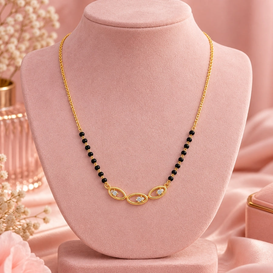 Trinayani Oval Mangalsutra - photo 4