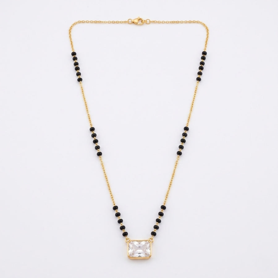 Rajmudra Emerald Cut Mangalsutra - photo 2