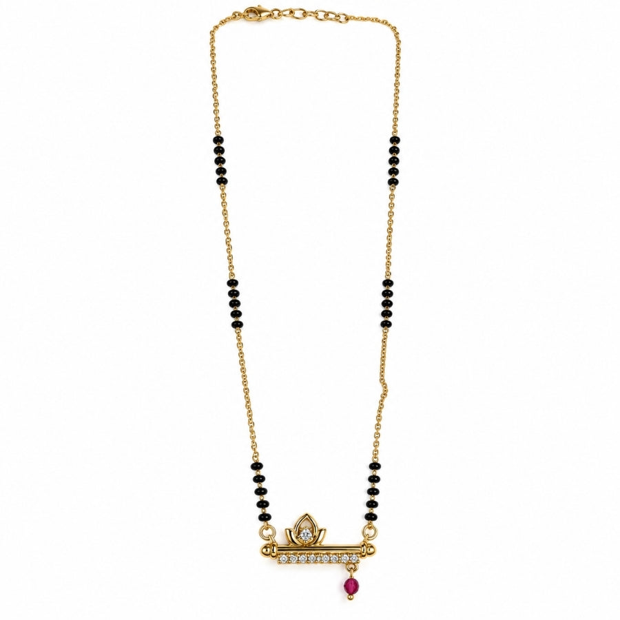 Padmavati Ruby Drop Mangalsutra - photo 2