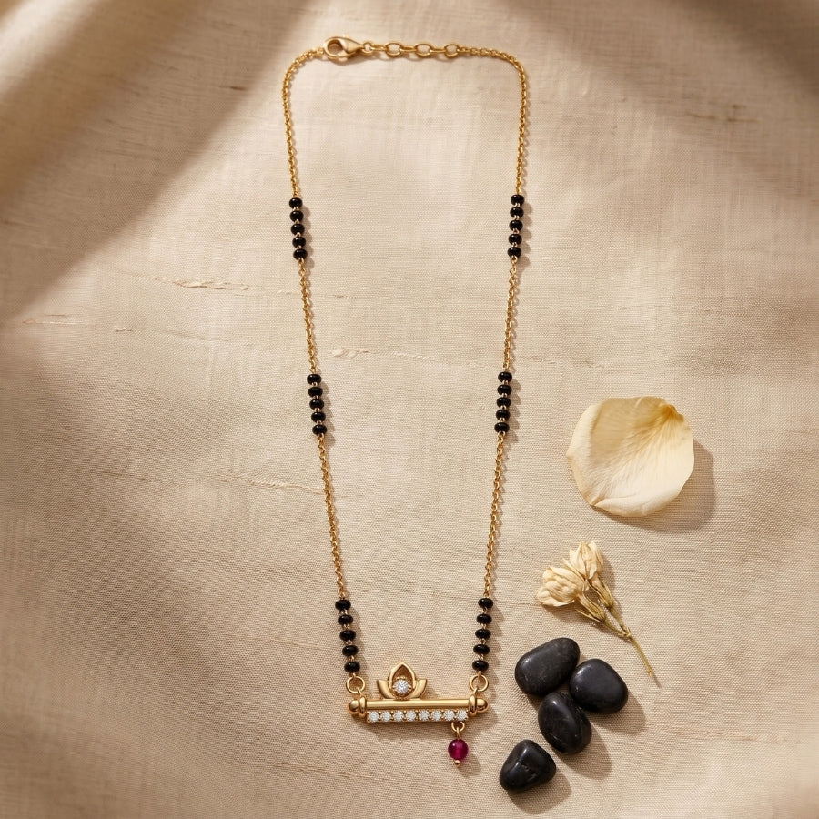Padmavati Ruby Drop Mangalsutra - photo 1