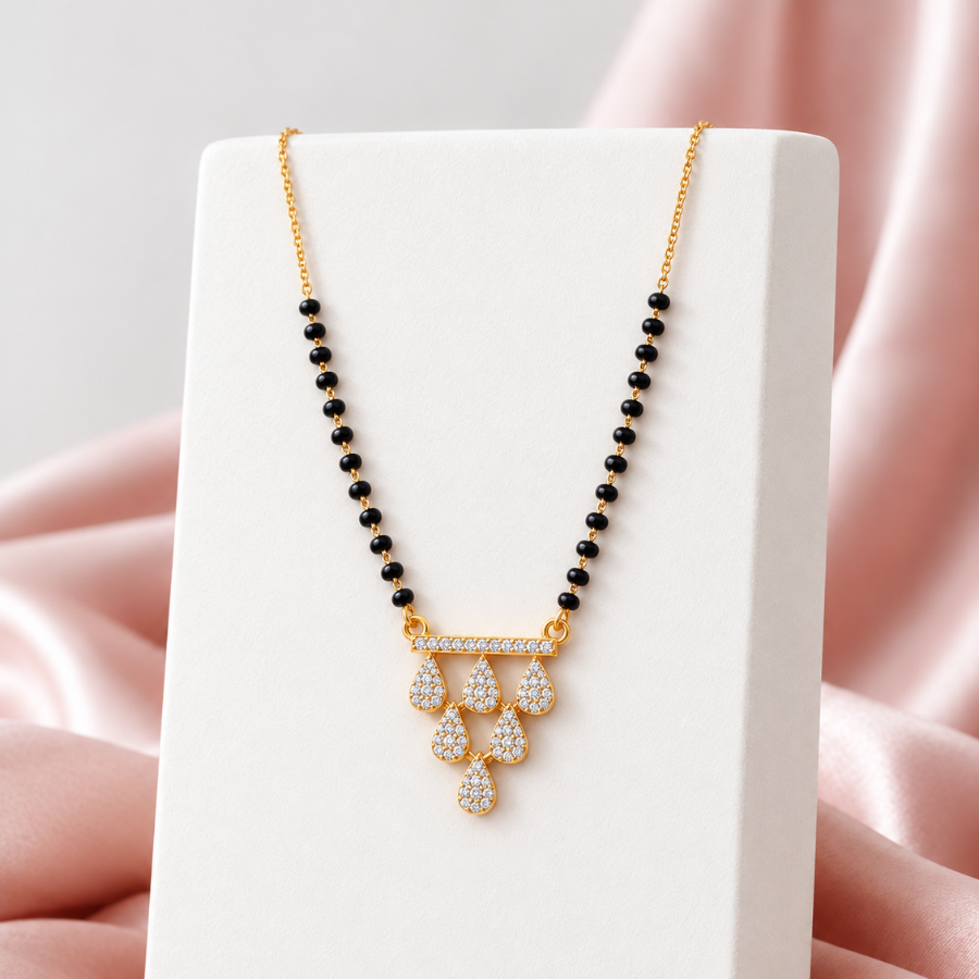 Jharna Teardrop Cascade Mangalsutra - photo 4