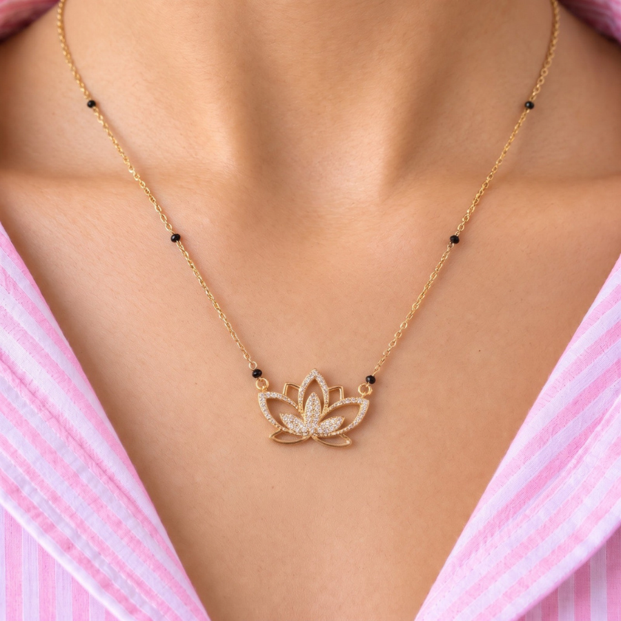 Pankaj Lotus Mangalsutra - photo 1