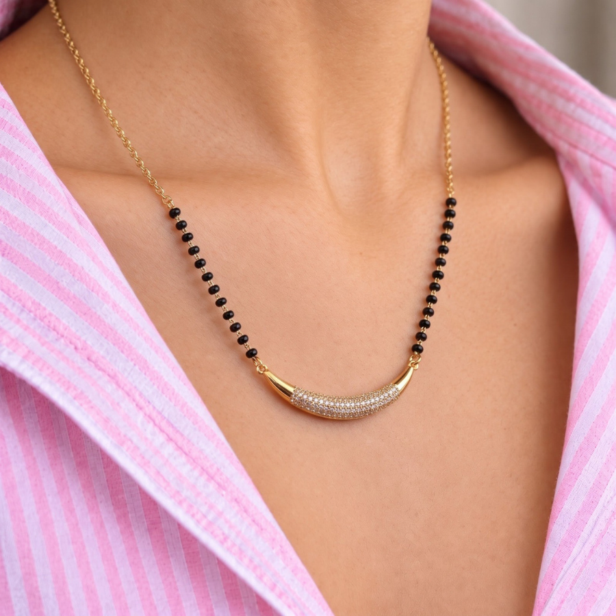 Mehr Pave Arc Mangalsutra - photo 3