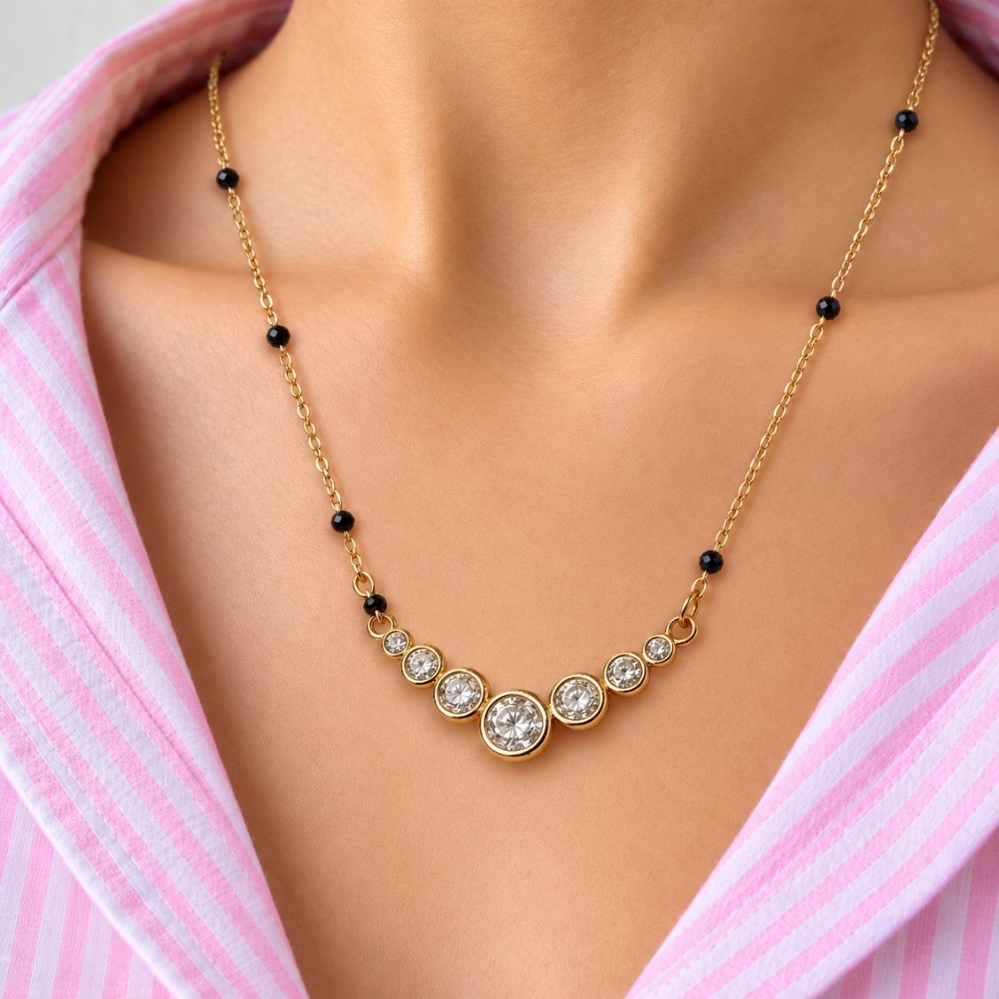 Navya Bezel Curve Mangalsutra - photo 3