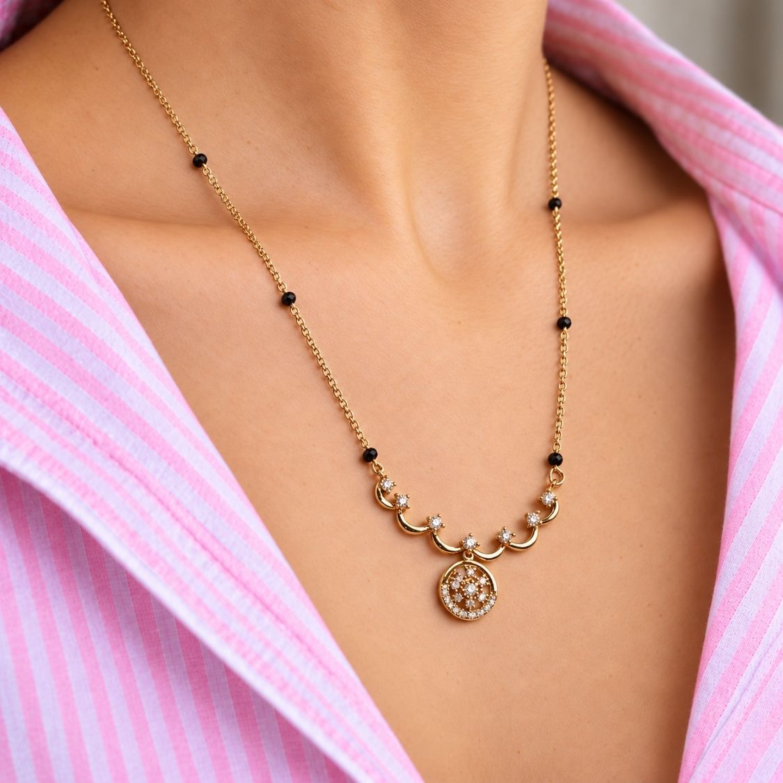 Kesar Medallion Mangalsutra - photo 2