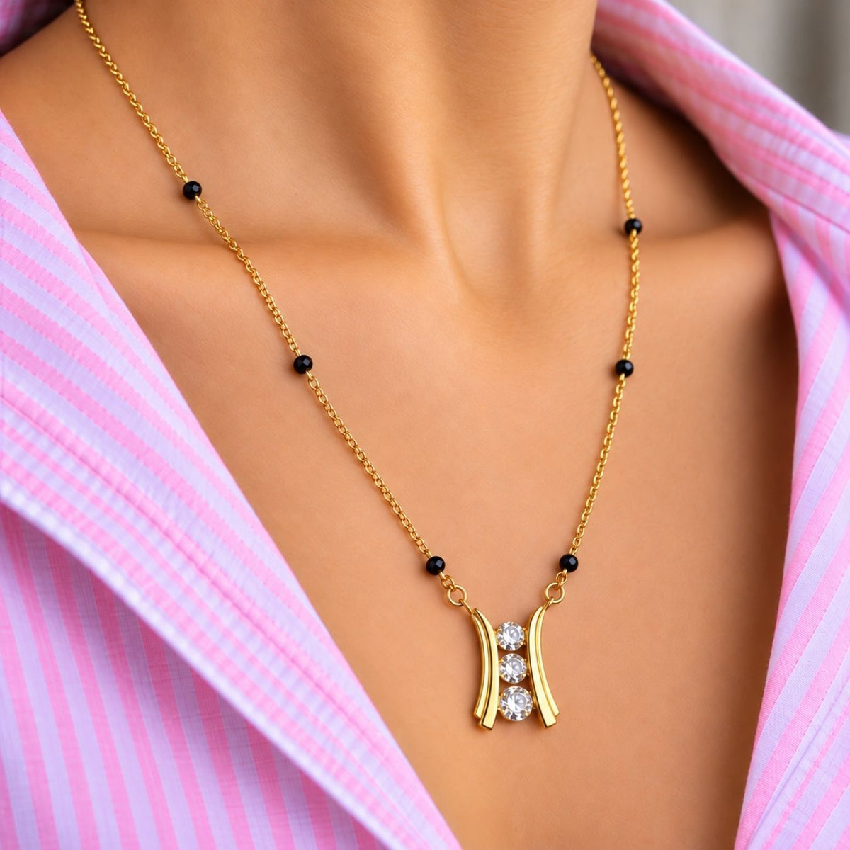 Minar Trio Mangalsutra - photo 2