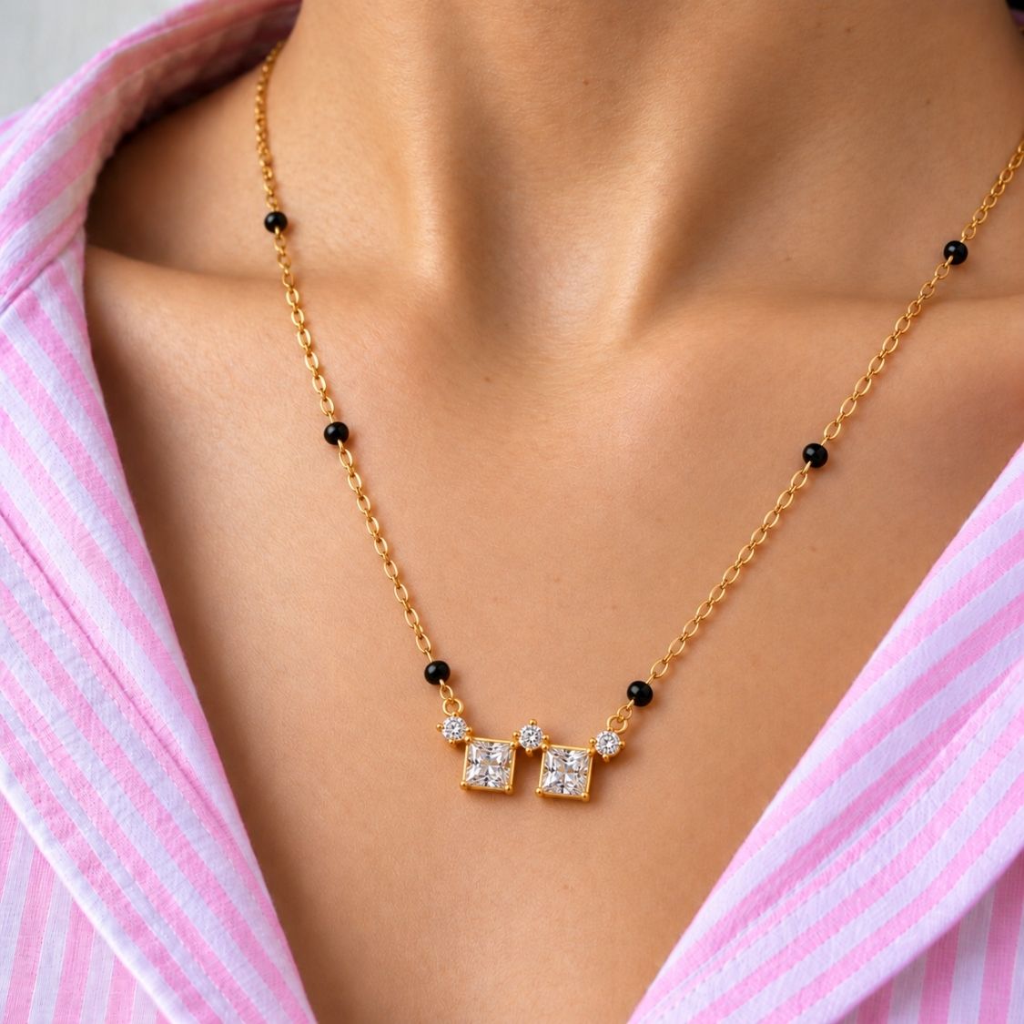 Saathi Twin Square Mangalsutra - photo 2