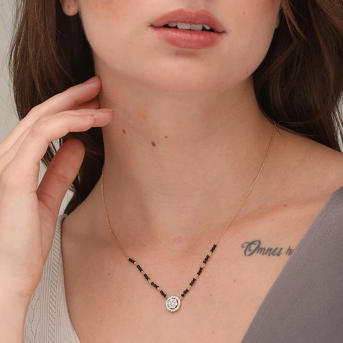 Diamond Mangalsutra | BIS Hallmarked