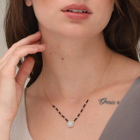 Diamond Mangalsutra | BIS Hallmarked