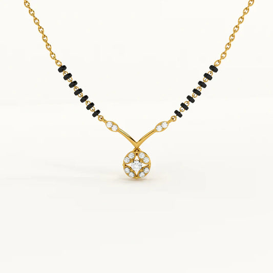 Marigold Glow 925 Silver Mangalsutra