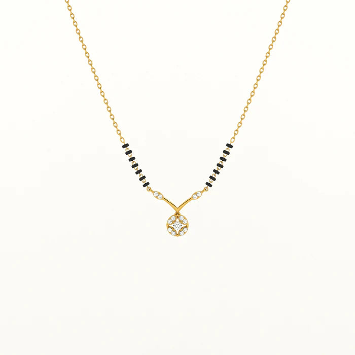 Marigold Glow 925 Silver Mangalsutra