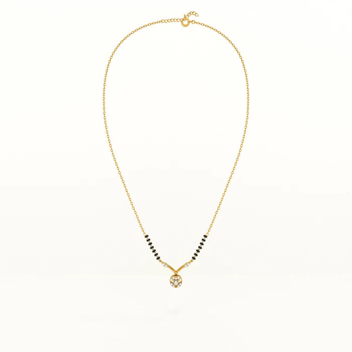 Marigold Glow 925 Silver Mangalsutra