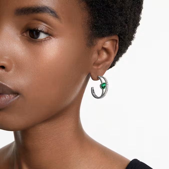 Hyperbola hoop earrings