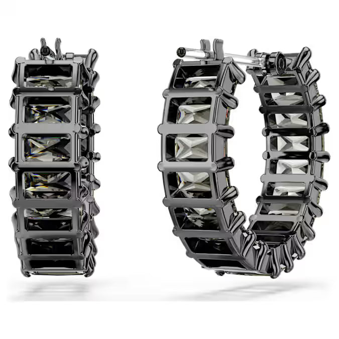 Matrix hoop earrings